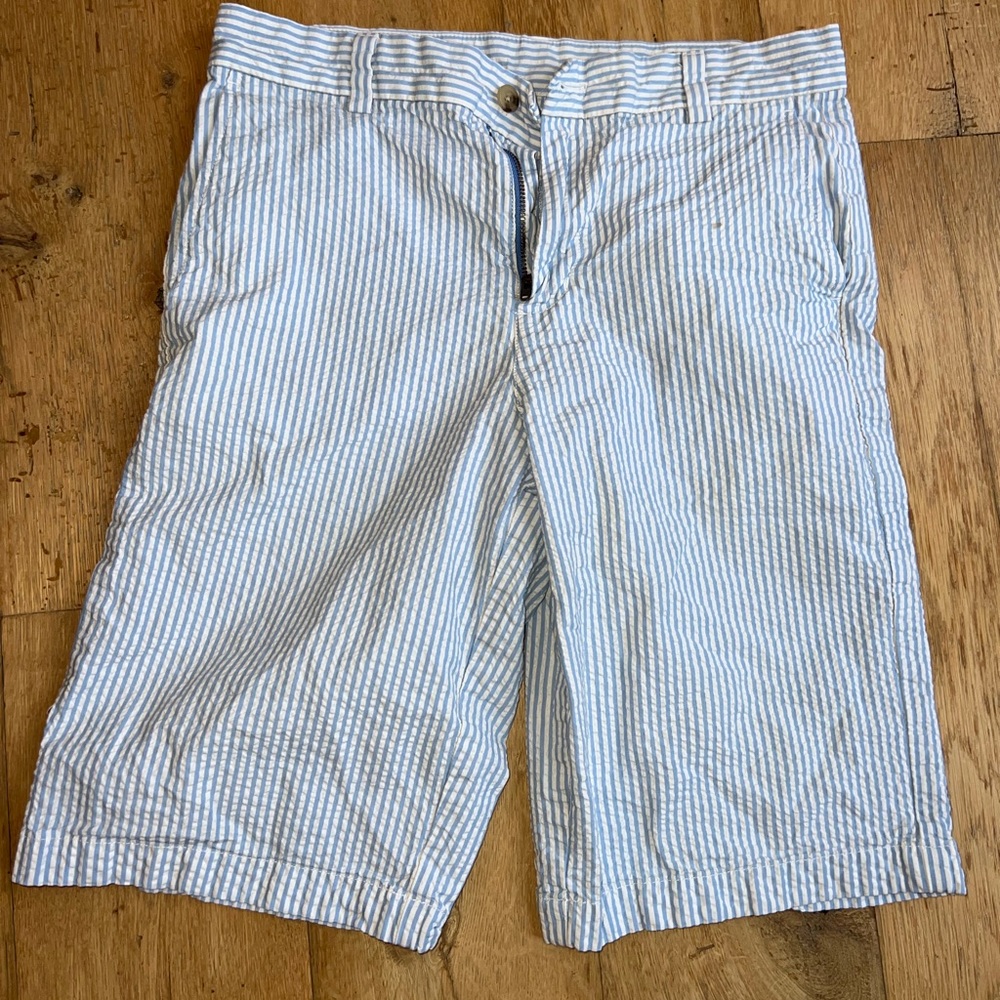 Vineyard vibes boys 16 seersucker shorts